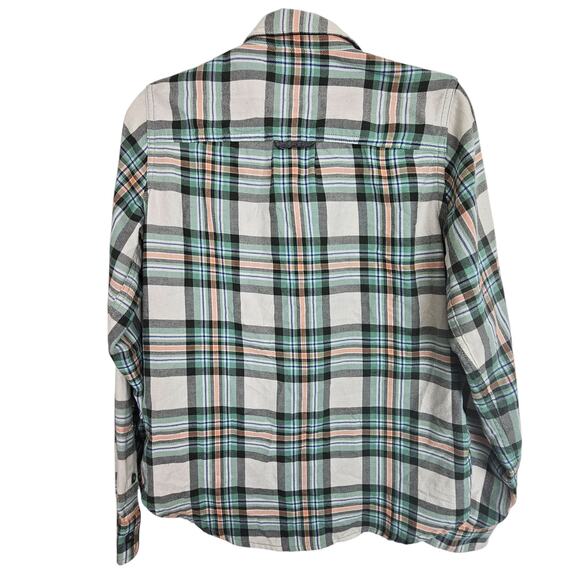 Simms Womens Flannel Shirt Plaid Size M Gorpcore Outdoor Weekend Vibes Fishing - Picture 8 of 8